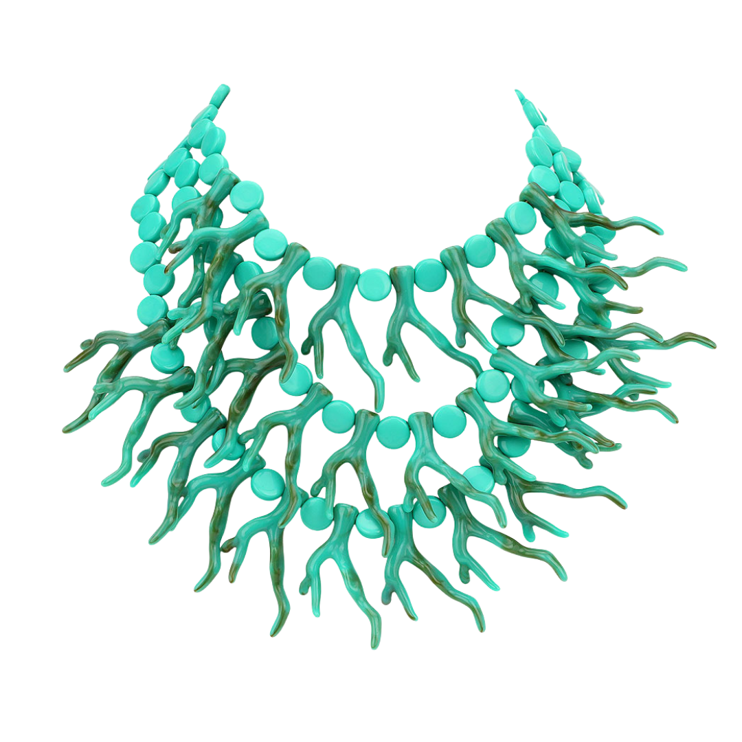 Sea Life statement Necklace TURQUOISE